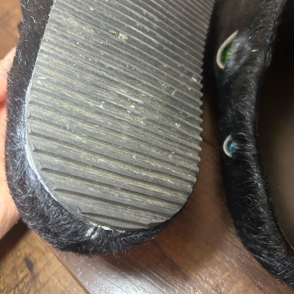 ESENES WORLDWIDE Eyeball Mules black fur - Picture 11 of 16